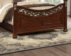 Luxurious Queen Size Bed 2x Nightstands 3pc Bedroom Set