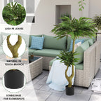 5FT Artificial Willow Tree Tall Fake Potted Plant Faux
