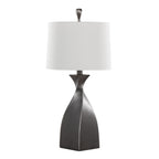 30" Contemporary Polyresin Table Lamp in Rubbed