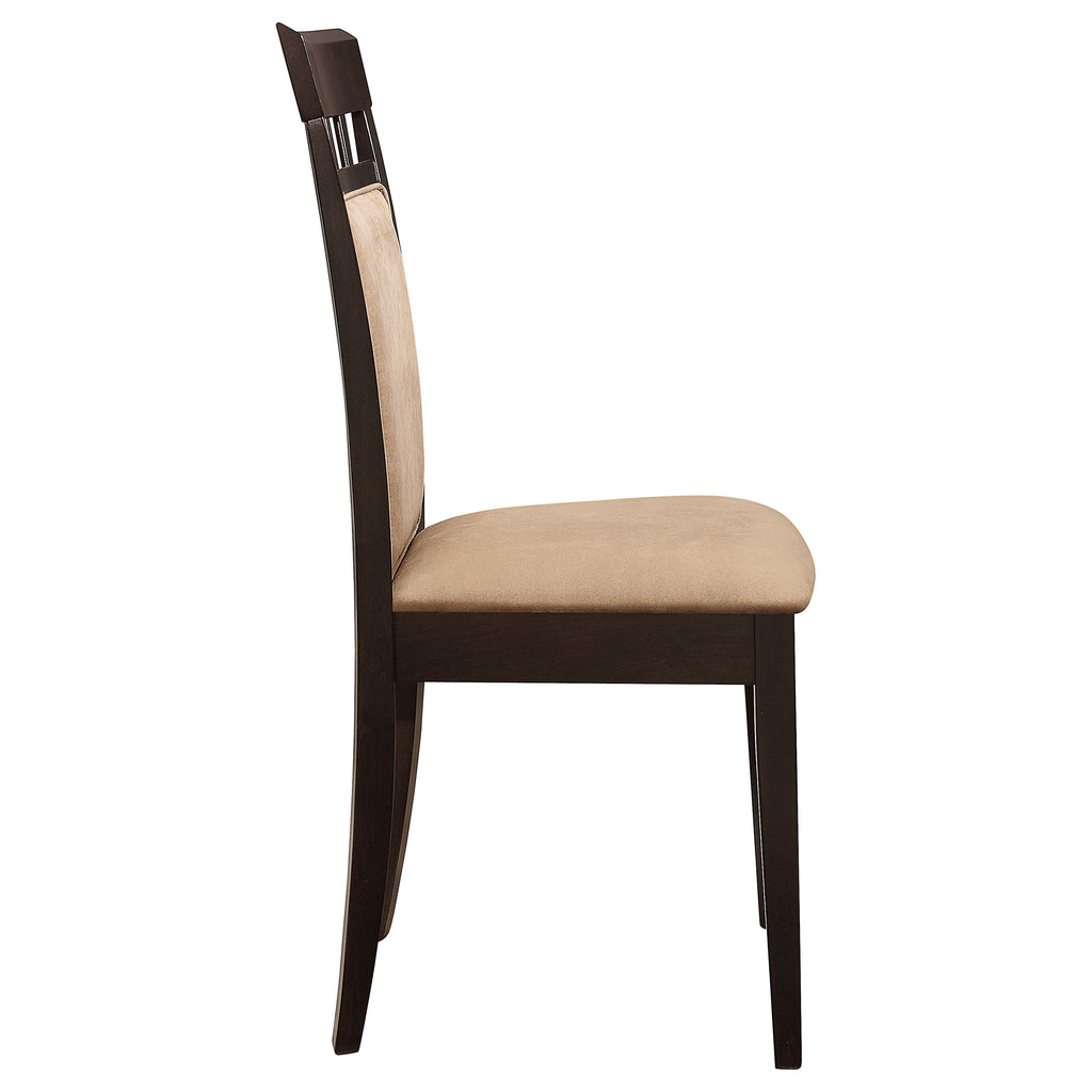 Gianna Cappuccino 5-Piece Rectangular Dining Set