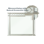 Varian Mirrored Finished Designed Mirror