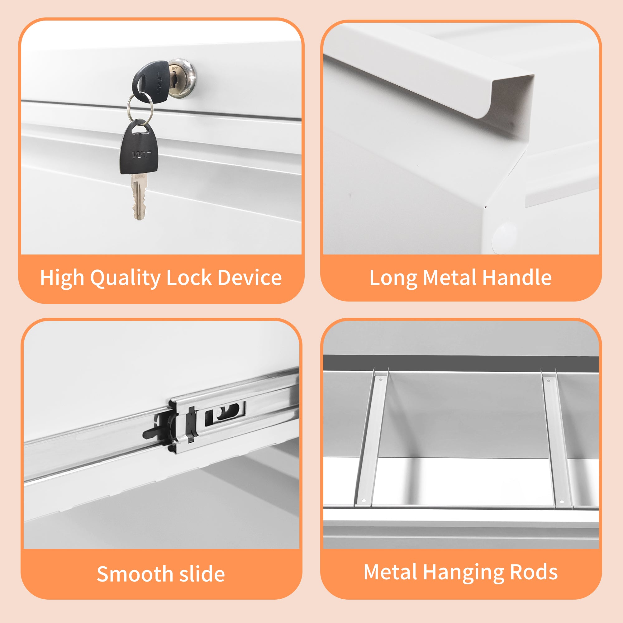 Lateral File Cabinet 2 Drawer