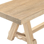 Hawthorne 72" Reclaimed Elm Trestle Dining Bench