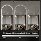 65" x 21" LED Full Length Wall Mirror