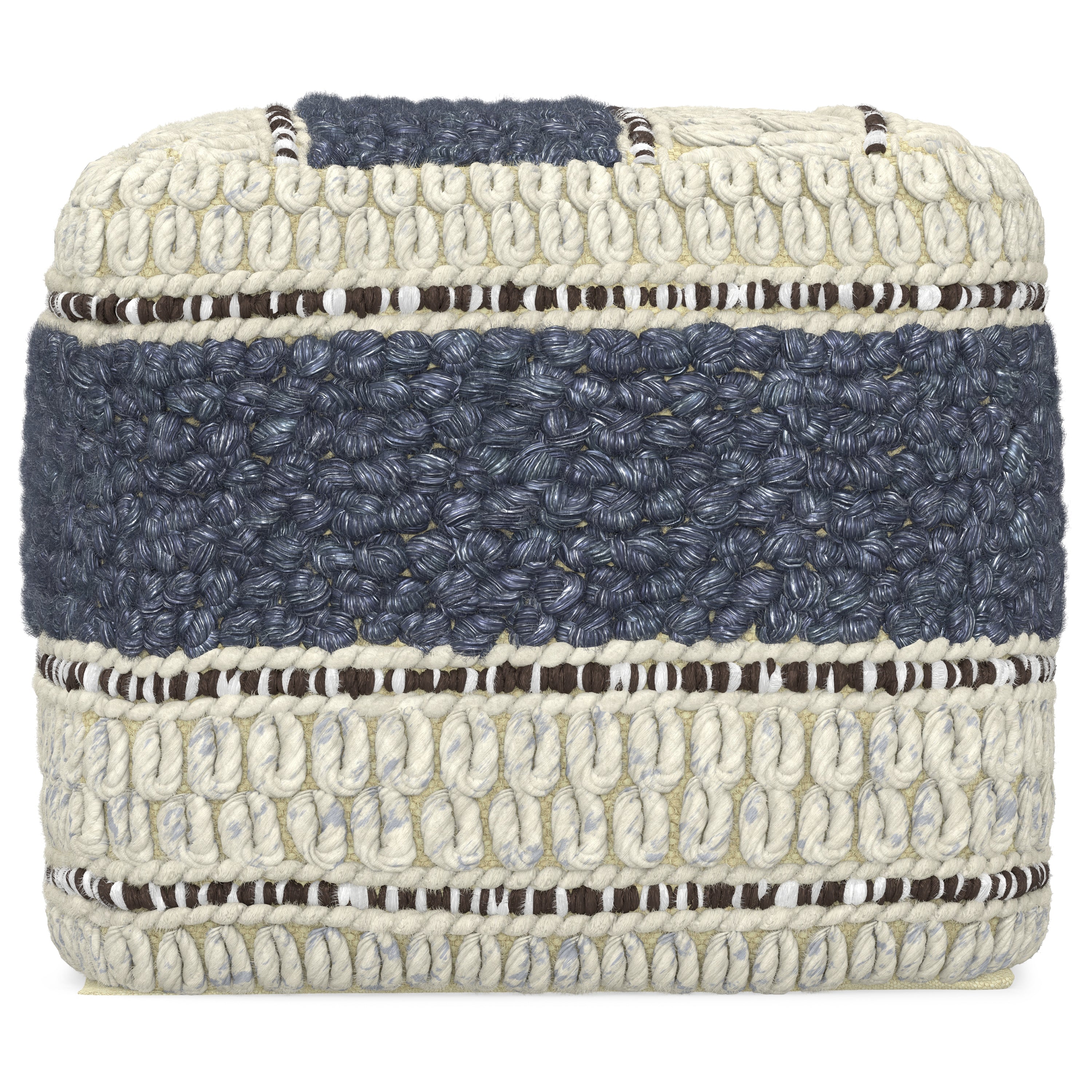 Grady 18 Inch Wide Square Pouf
