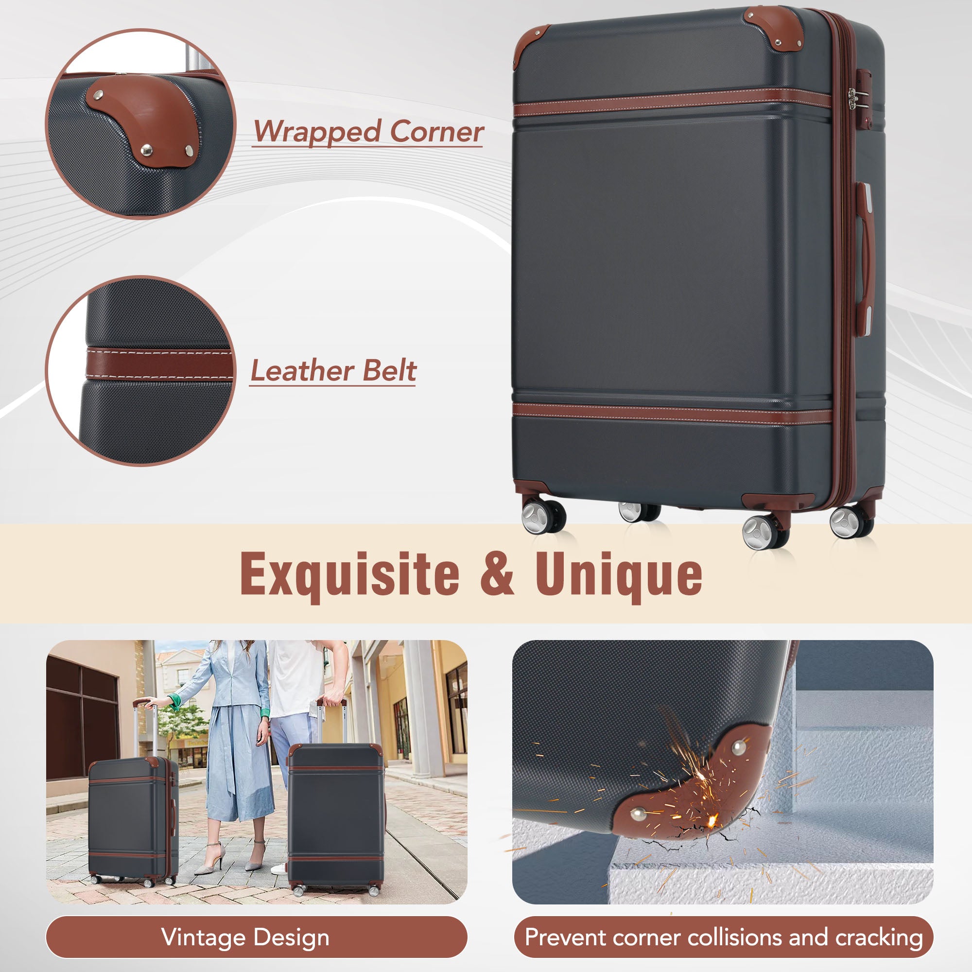 Hardshell Luggage Sets - 3 Pieces