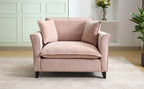 46.3" Oversized Armchair in Chenille Fabric