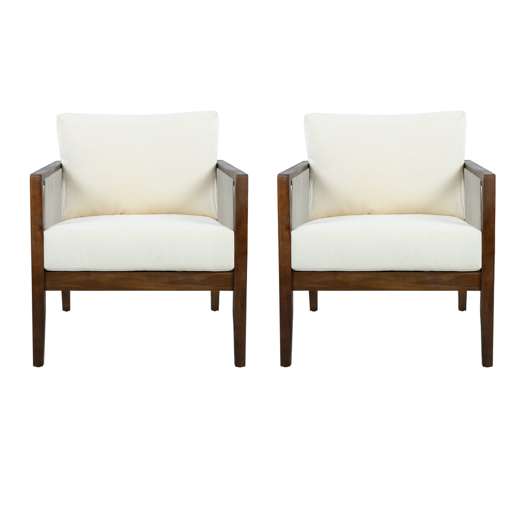 Outdoor Club Chairs (Set of 2)
