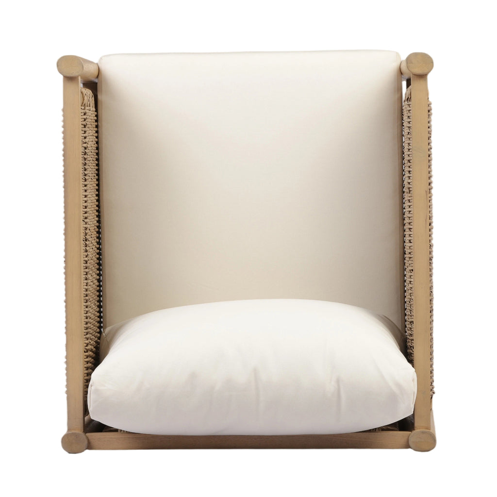 Set of 4 Outdoor Acacia Wood Patio Chairs