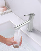 Chrome Single Handle Bathroom Faucet for 1 or 3 Holes