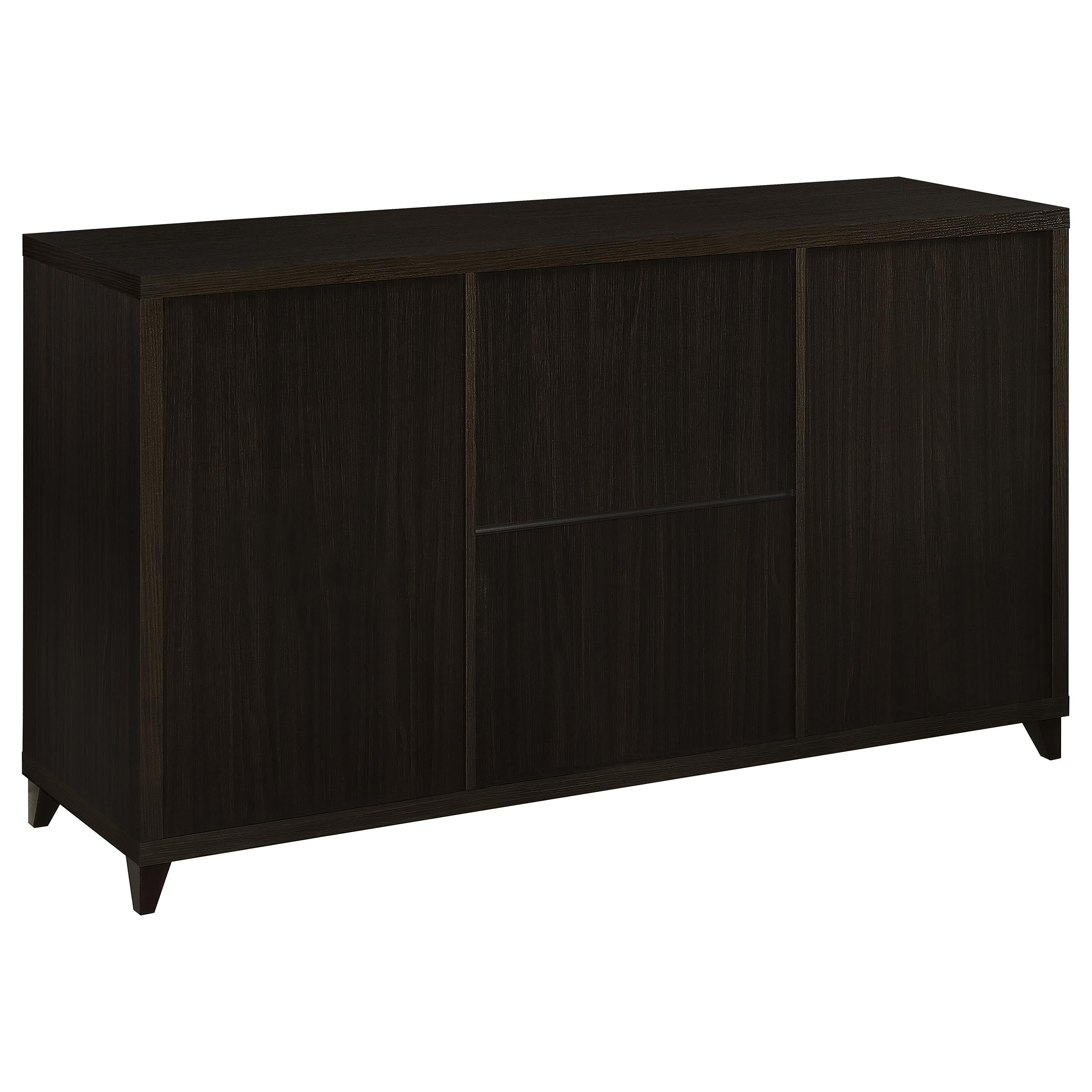 Lewes 2-door Engineered Wood 60-inch TV Stand Cappuccino-CoasterEssence
