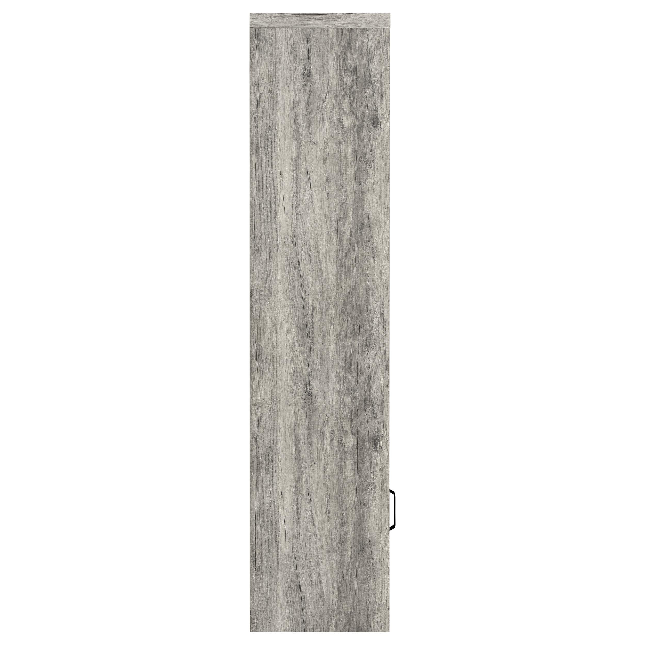 Burke 3-piece 59-inch TV Entertainment Center Grey Driftwood-