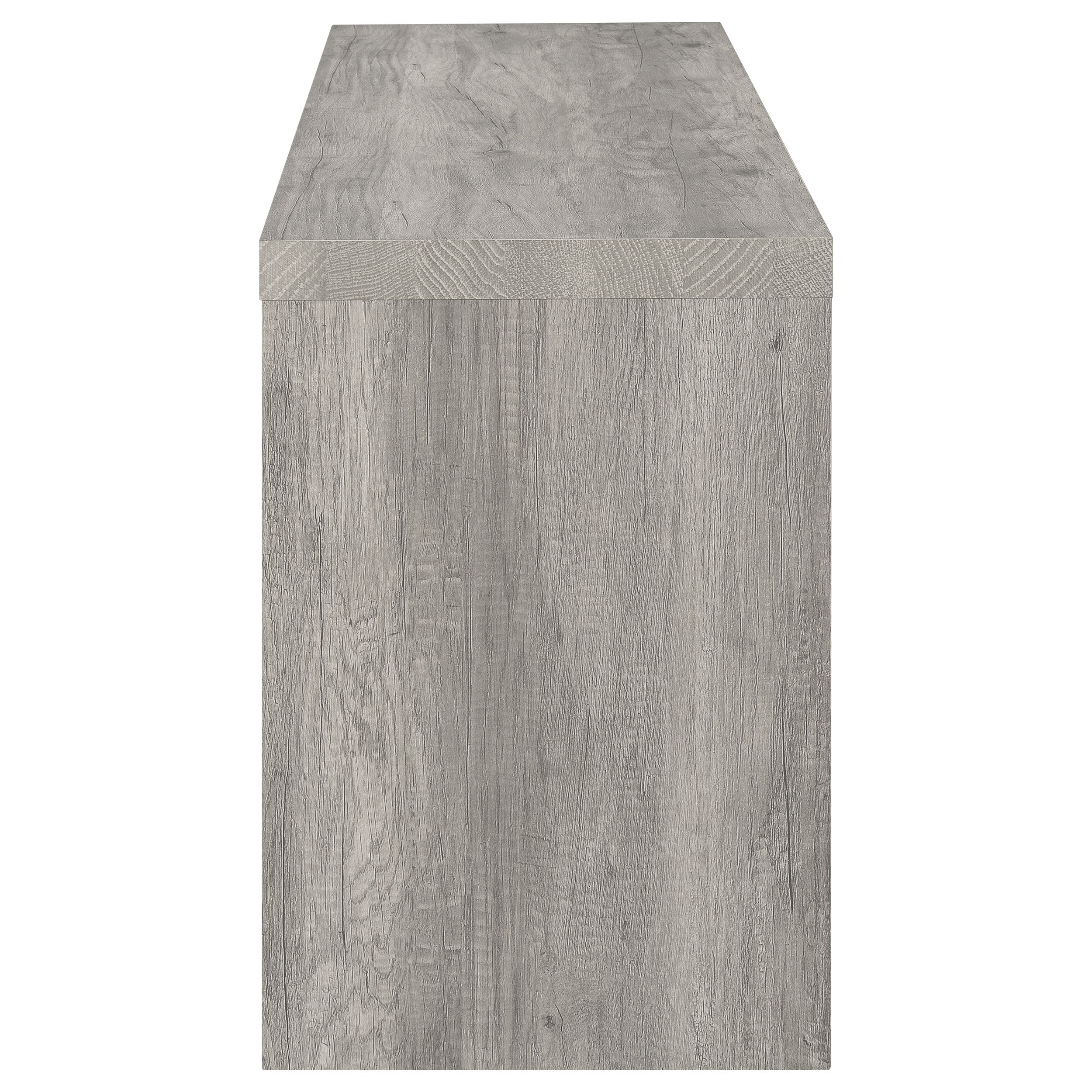 Burke 2-drawer Engineered Wood 59-inch TV Stand Grey Driftwood-CoasterEssence