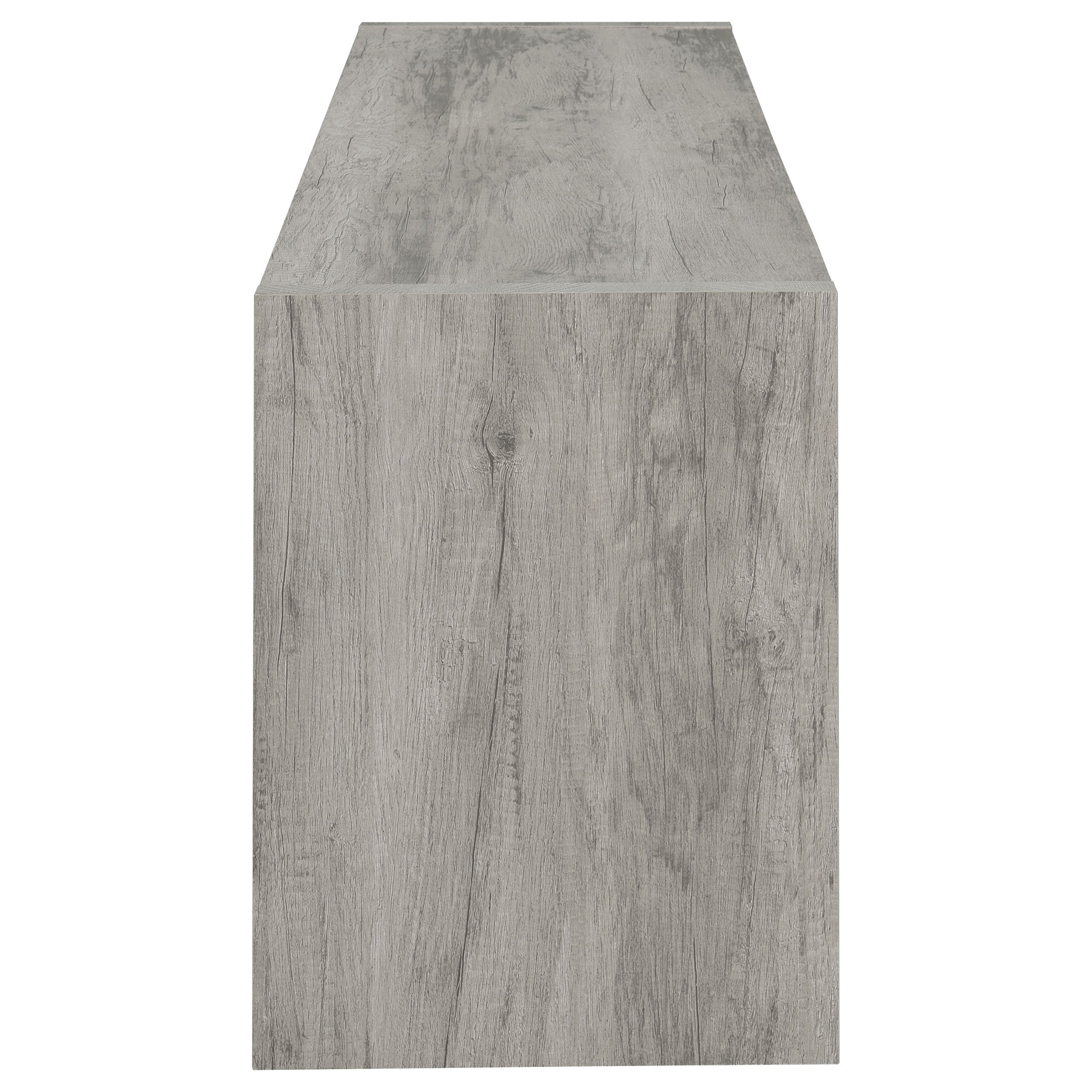 Burke 2-door Engineered Wood 71-inch TV Stand Grey Driftwood-CoasterEssence