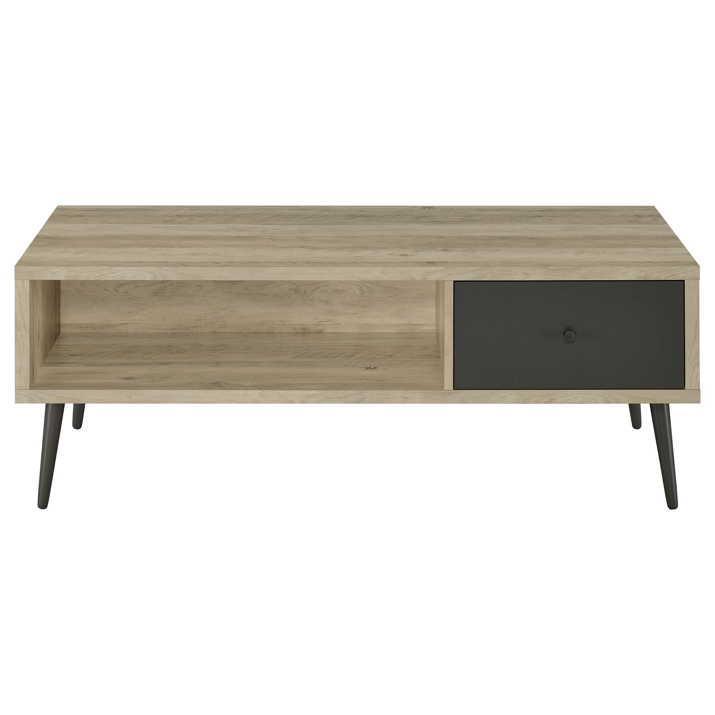 Welsh 1-drawer Engineered Wood Coffee Table Distressed Pine-