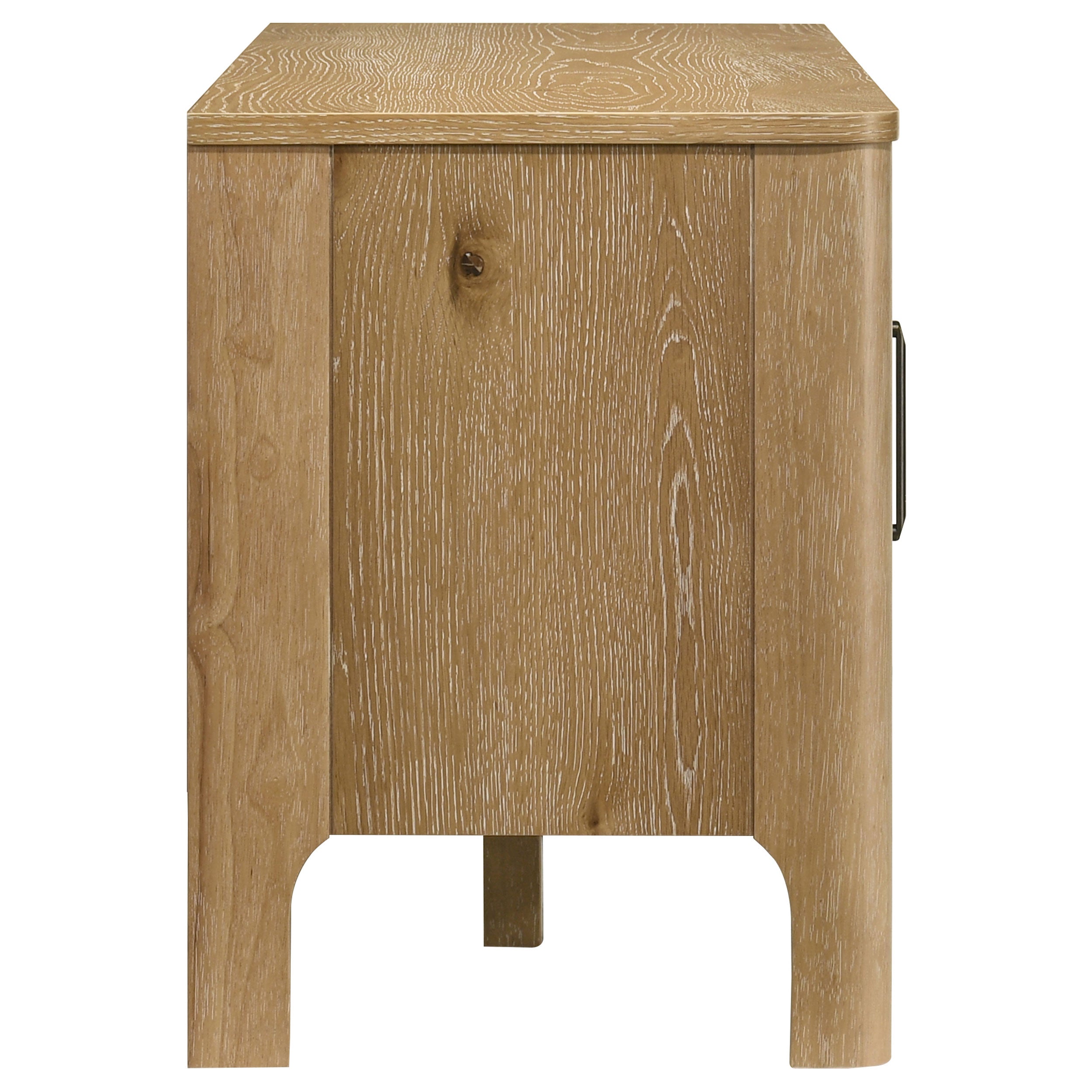 Rowe 65-inch 2-door Wood TV Stand Media Console Light Oak-