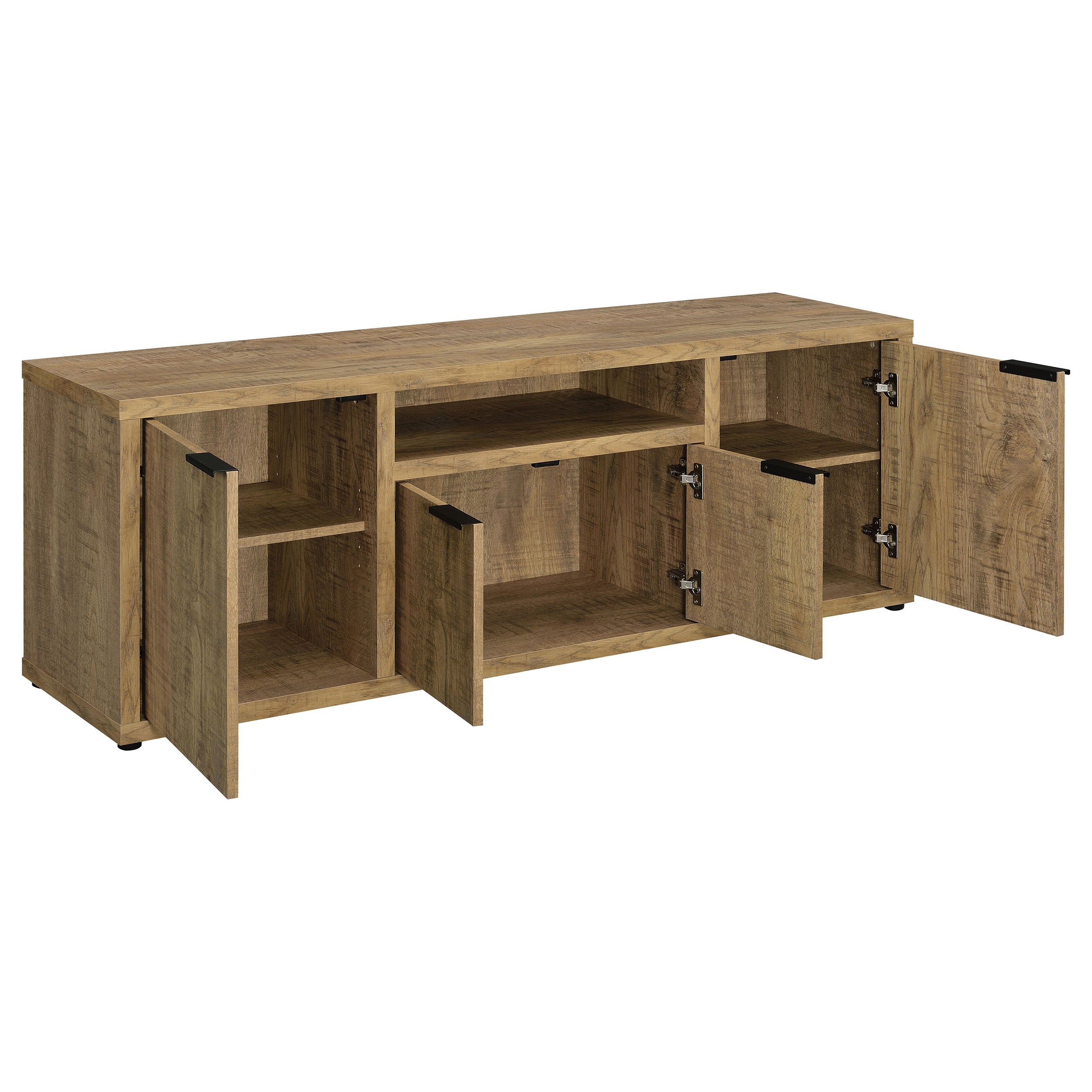 Tabby 4-door Engineered Wood 60-inch TV Stand Mango-