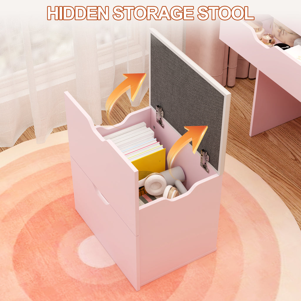 Dressing Table and Stool Set