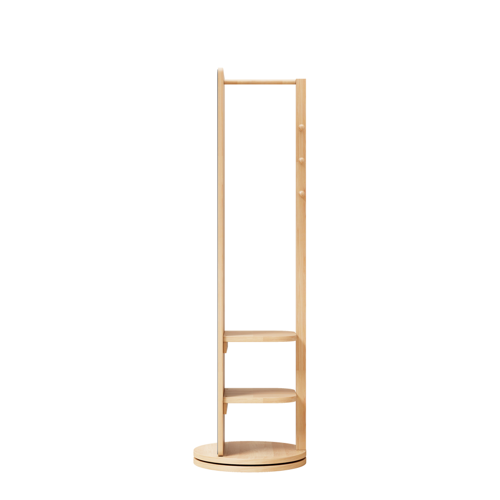 Multifunctional Full Length Mirror with Hook Storage Rack