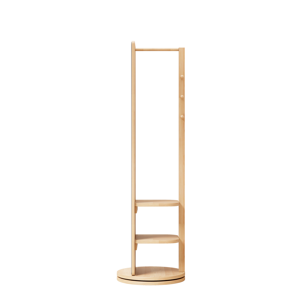 Multifunctional Full Length Mirror with Hook Storage Rack