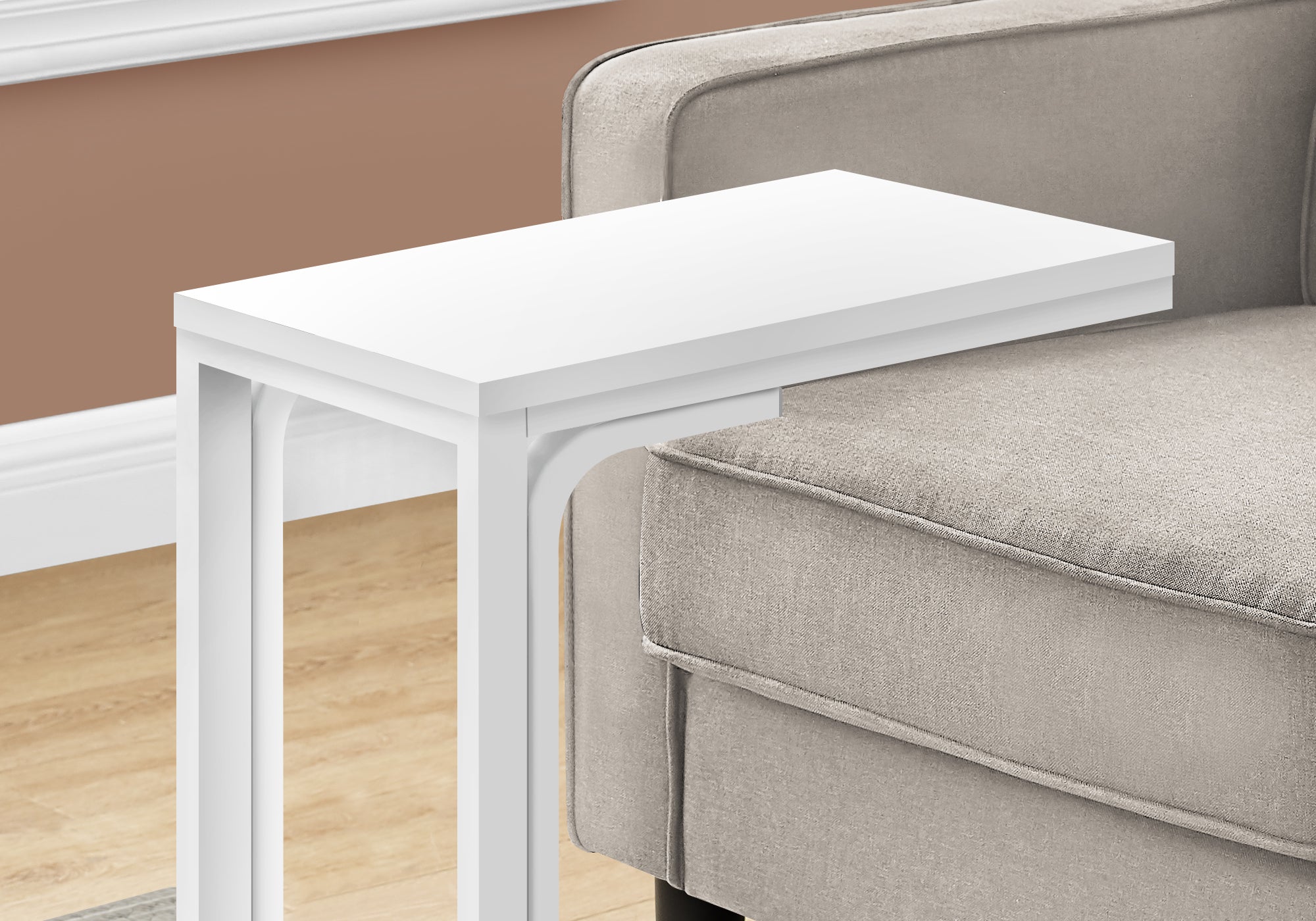 Stylish C-shaped Accent Table