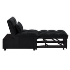 4 In1 Multi-Function Single Sofa Bed with Storage Pockets