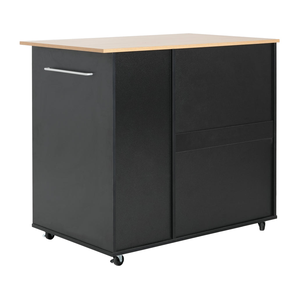 Mobile Kitchen Cart with Storage