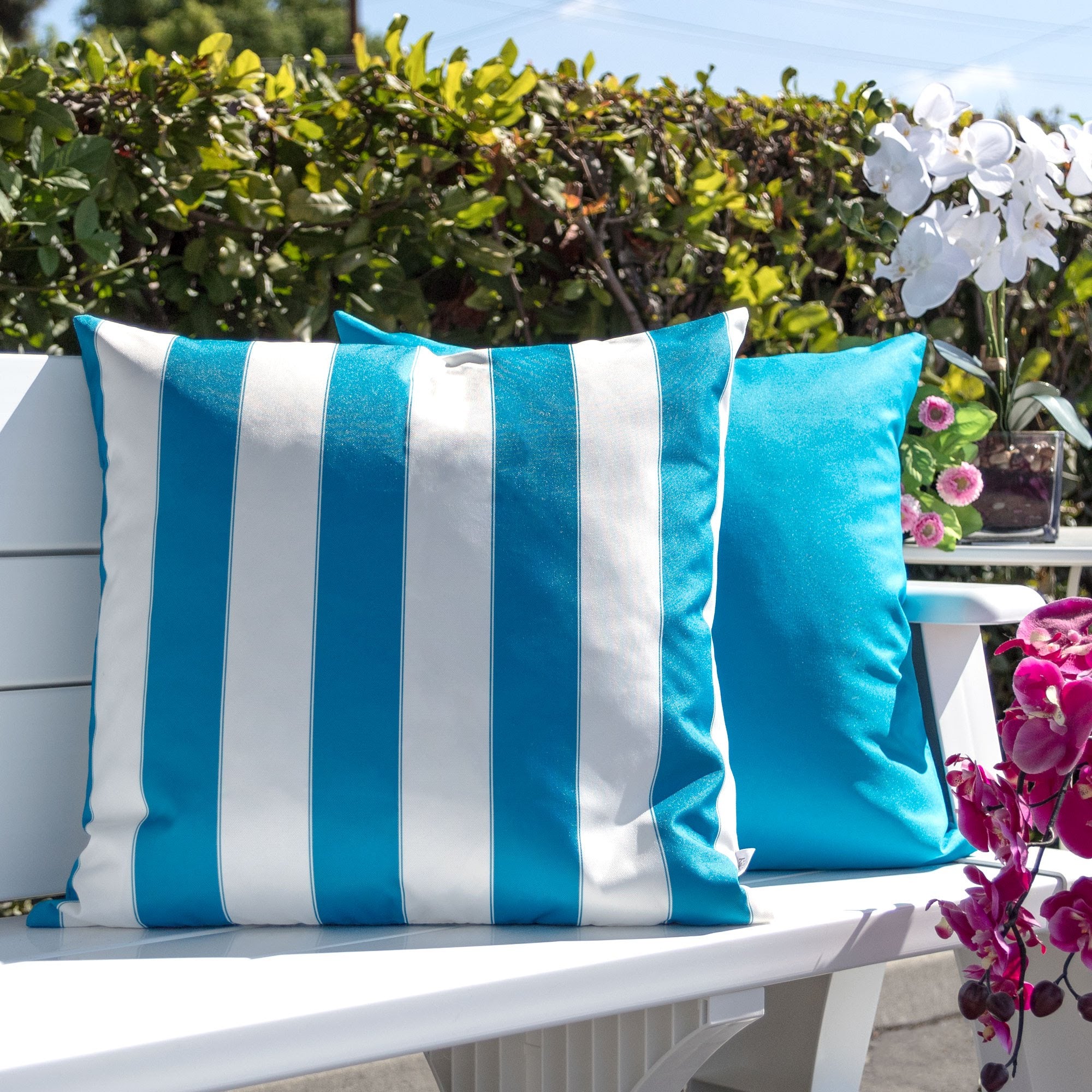 Horizon Stripe Pillow - Outdoor & Indoor Set of 2