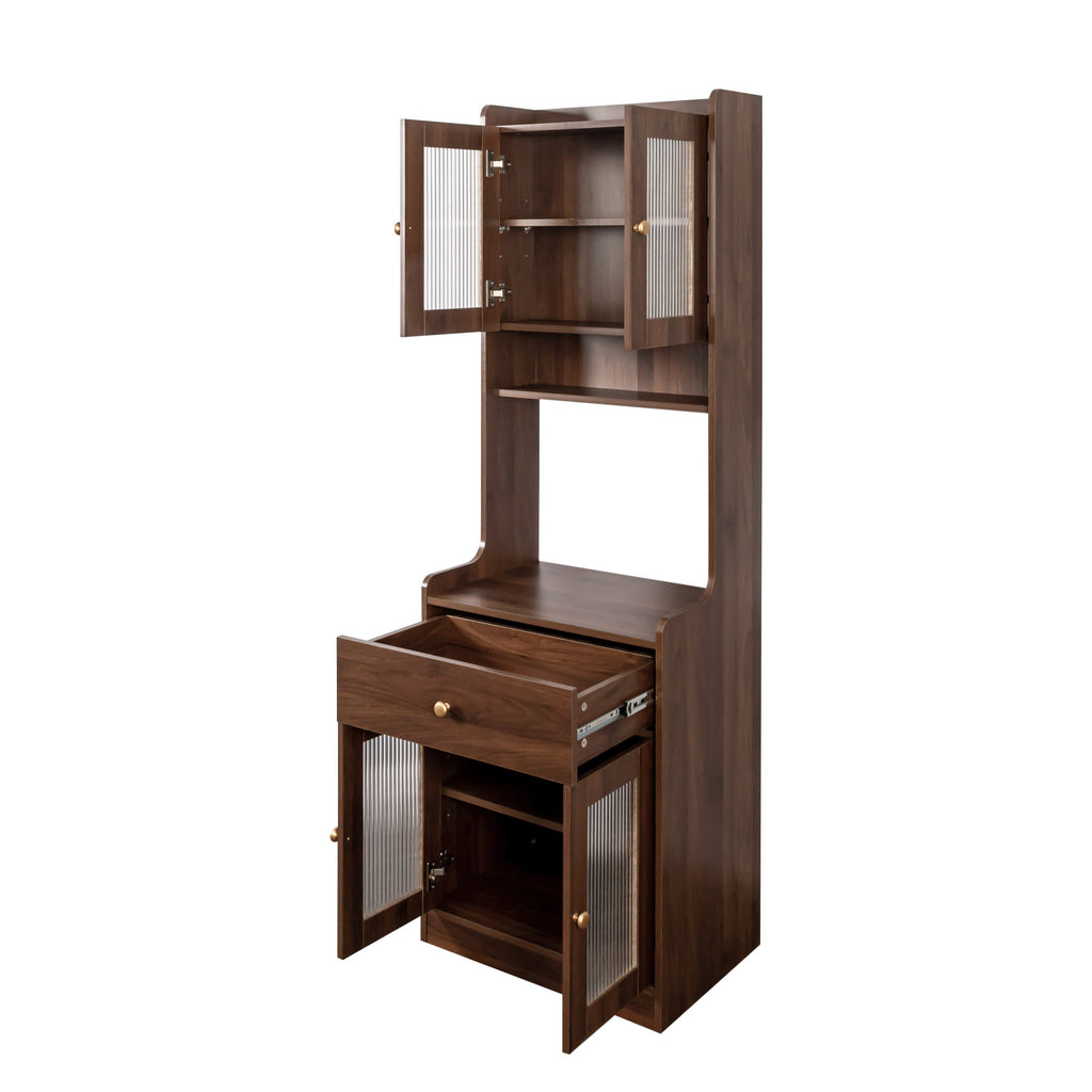 Kitchen Pantry Hutch Storage Cabinet