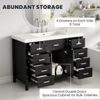 47" Bathroom Vanity without Sink, Cabinet Only