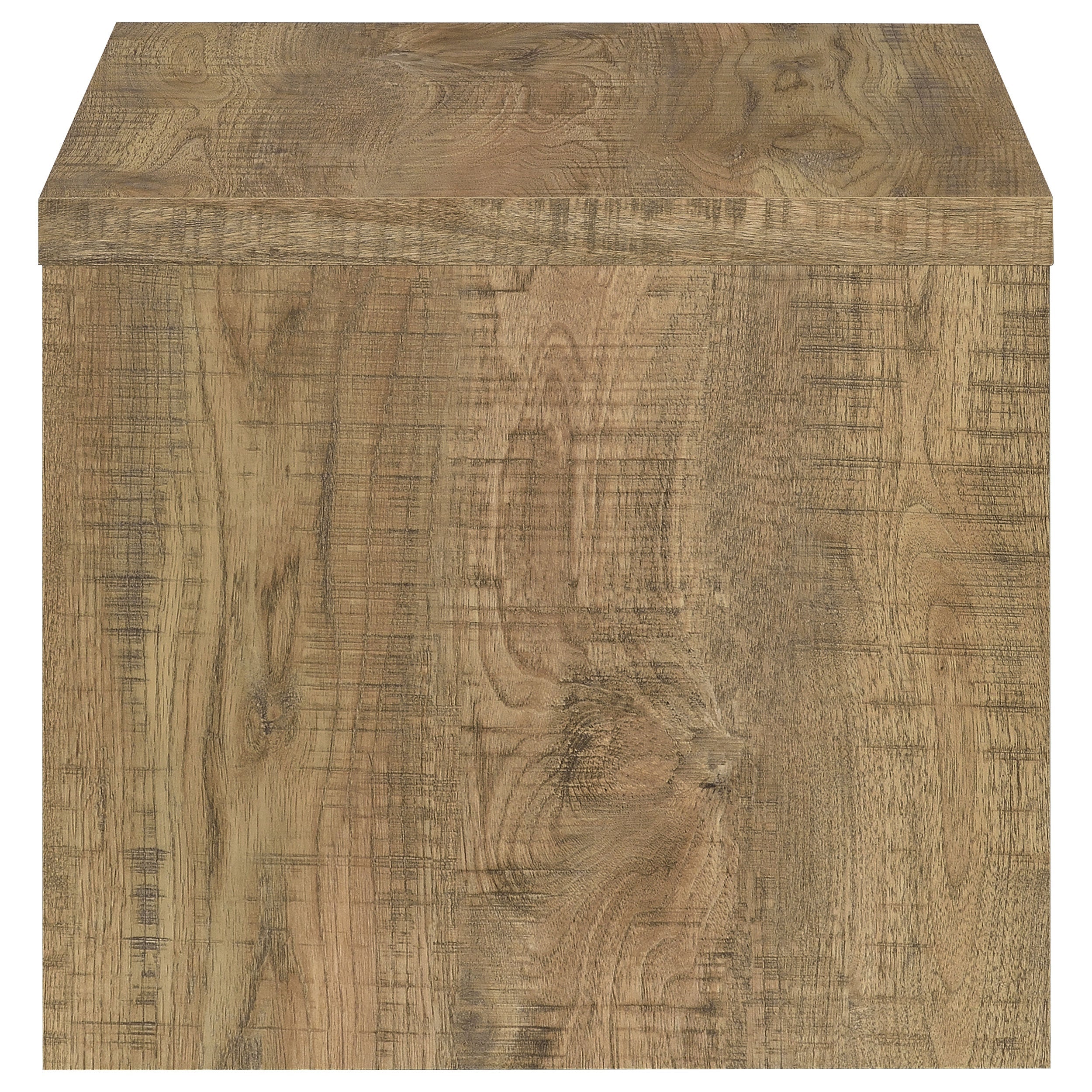 Lynette Square Engineered Wood End Table Mango-