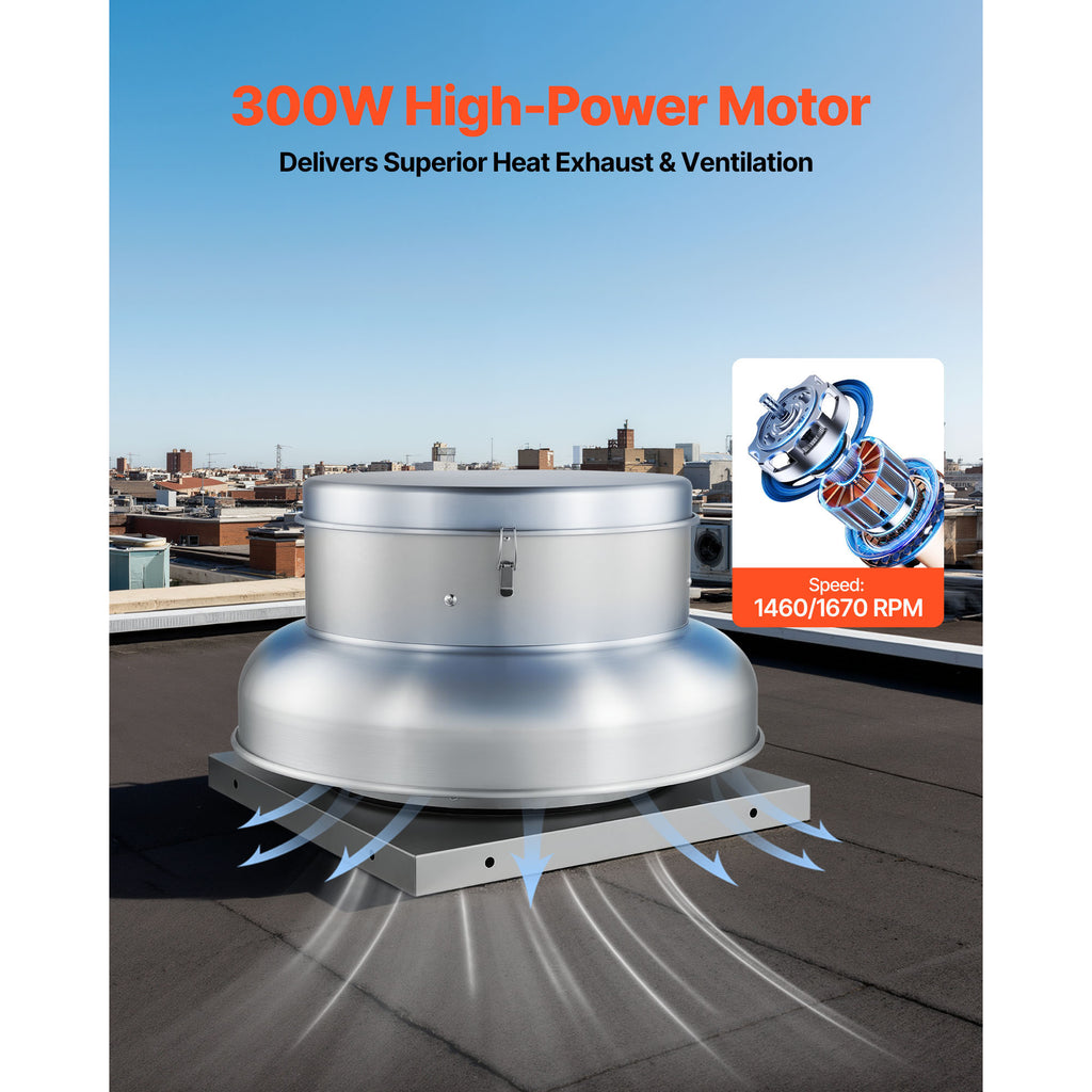 Roof Exhaust Fan with High-Power Motor
