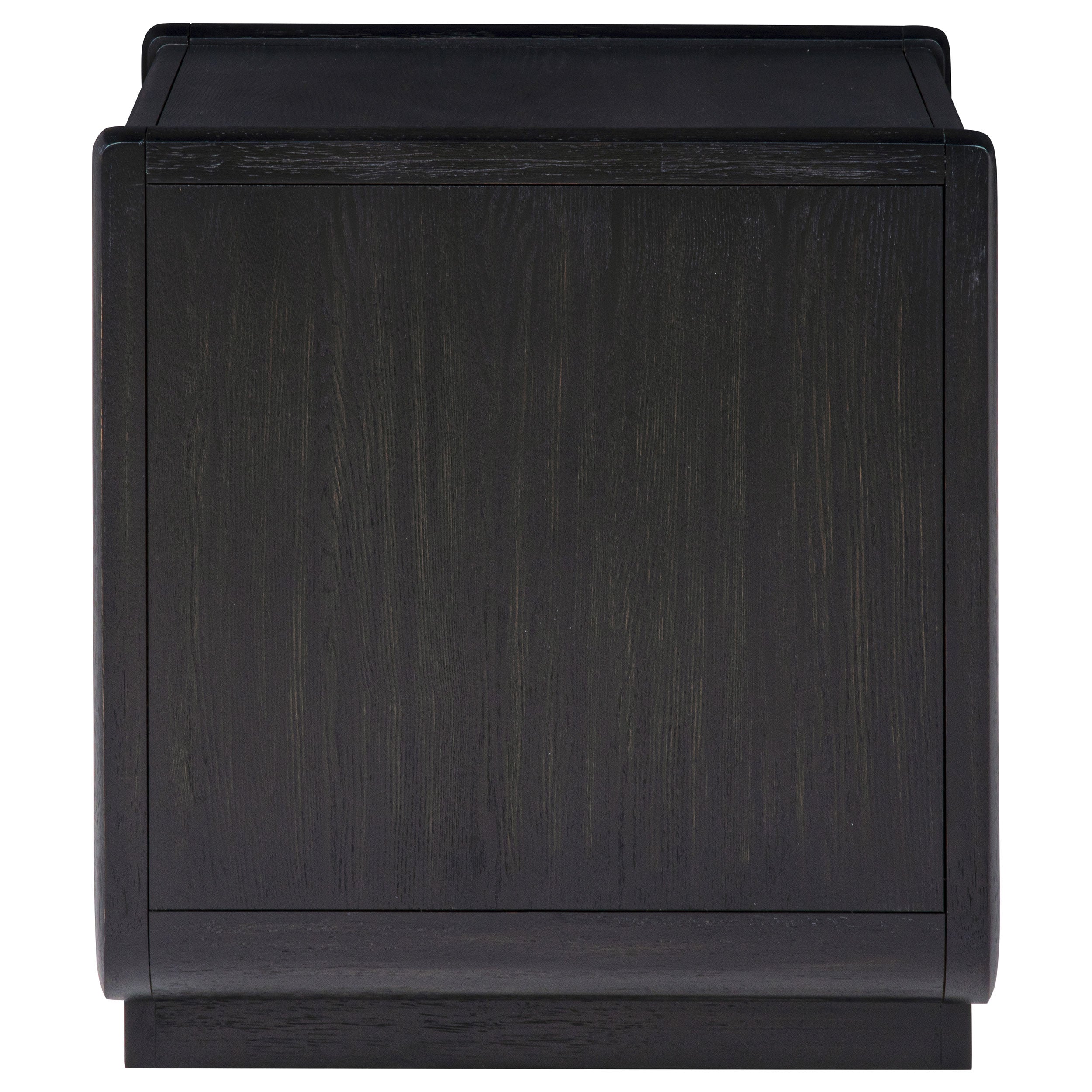 Leandro 1-drawer Wood Occasional Side End Table Burnished Black-