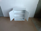 Bathroom Wall Cabinet with Door and Adjustable Shelves
