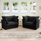 Set of 2 Slipcovered Armchairs