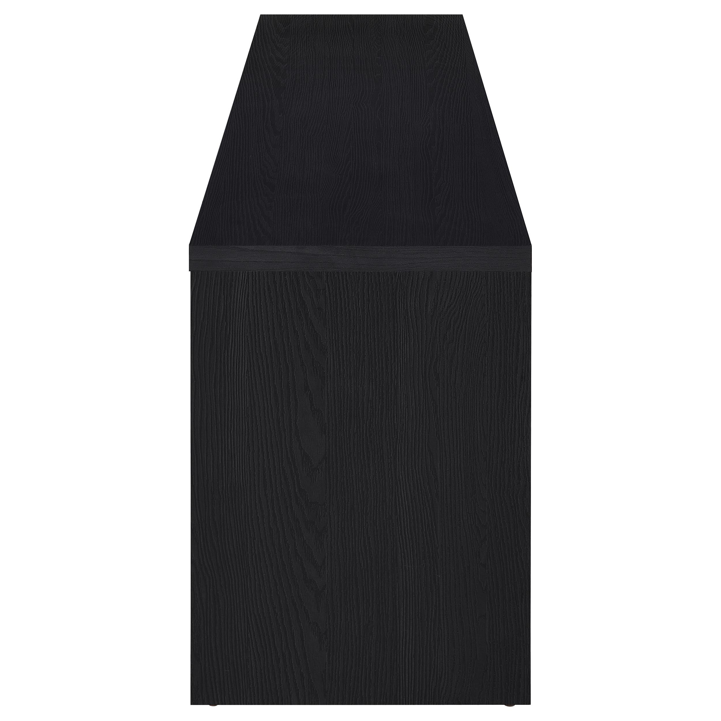 Rutland 78-inch 3-drawer TV Stand Media Console Black-