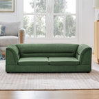 Oversized Pet Sofa, Curved Armrest Rectangular Dog Sofa