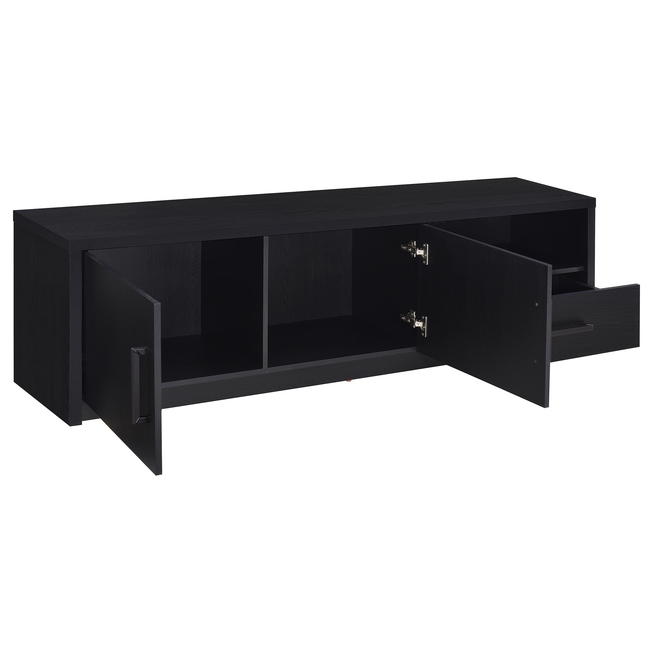 Murray 70-inch 2-door TV Stand Media Console Black-