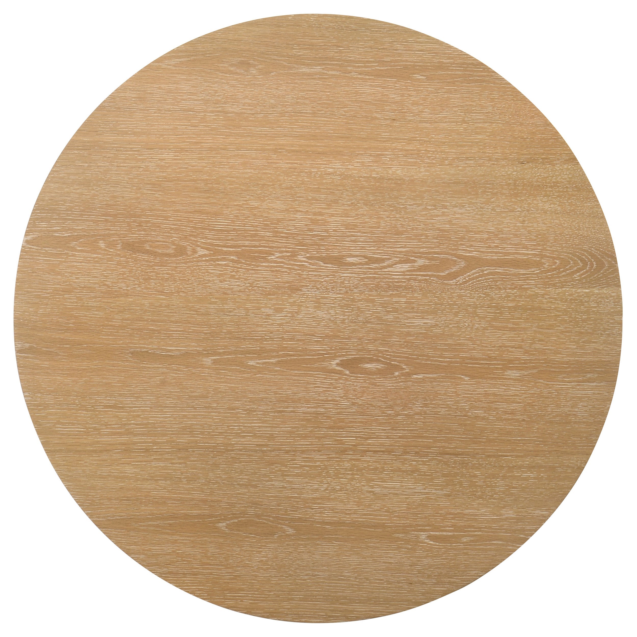 Ottowa 36-inch Round Wood Cocktail Coffee Table Light Oak-