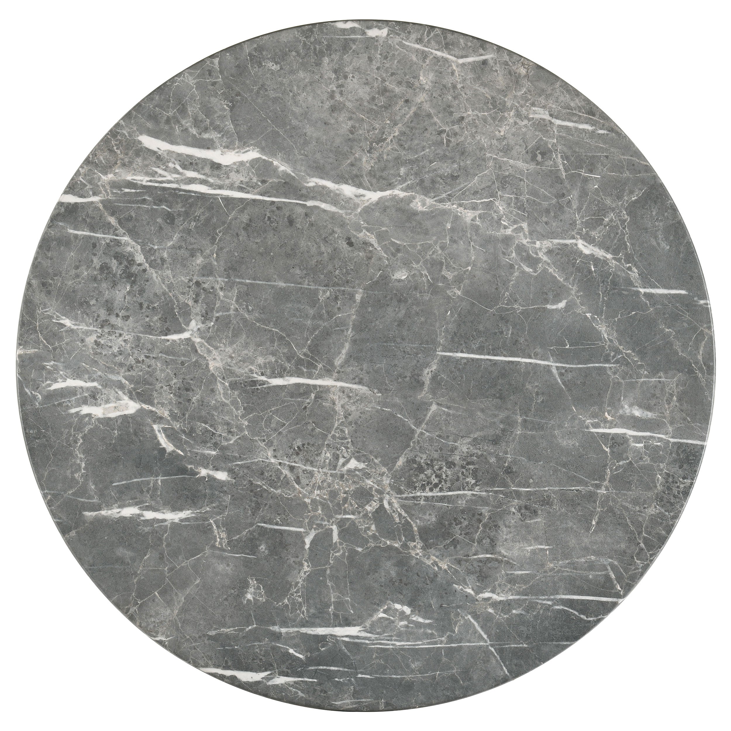 Bradley Round SmartTop Cocktail Coffee Table Grey and Natural-
