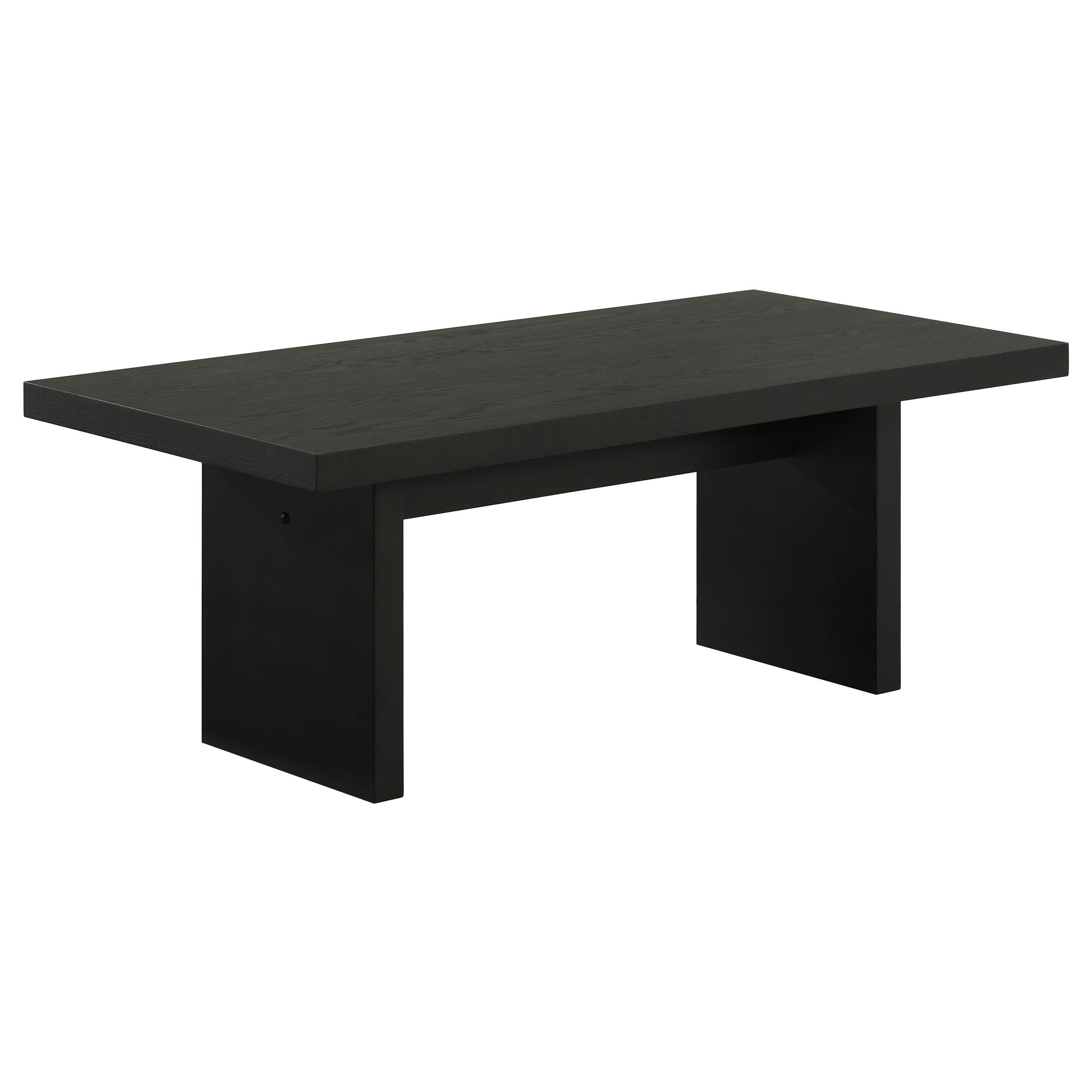 Decker 47-Inch Rectangular Cocktail Coffee Table Black-