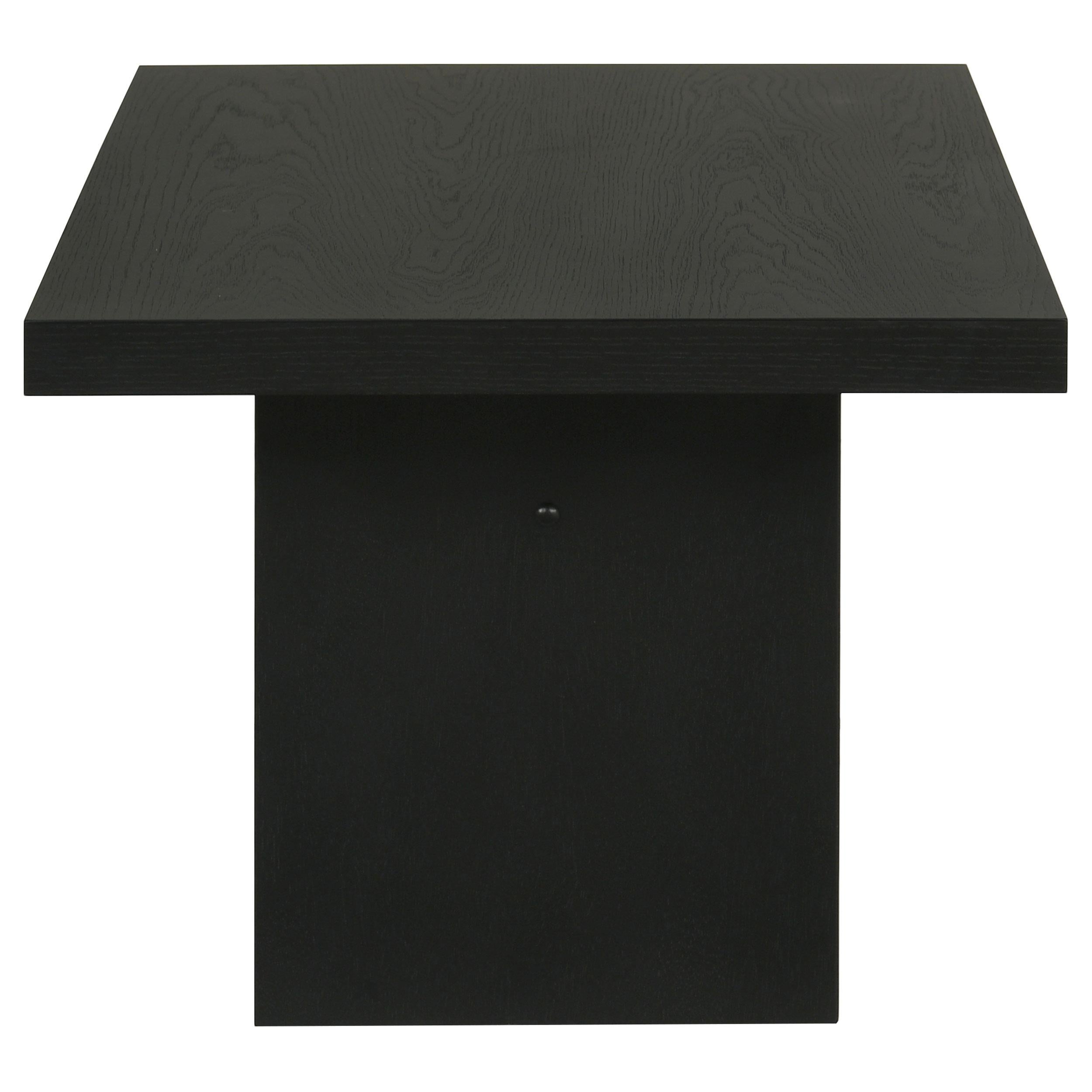 Decker 47-Inch Rectangular Cocktail Coffee Table Black-