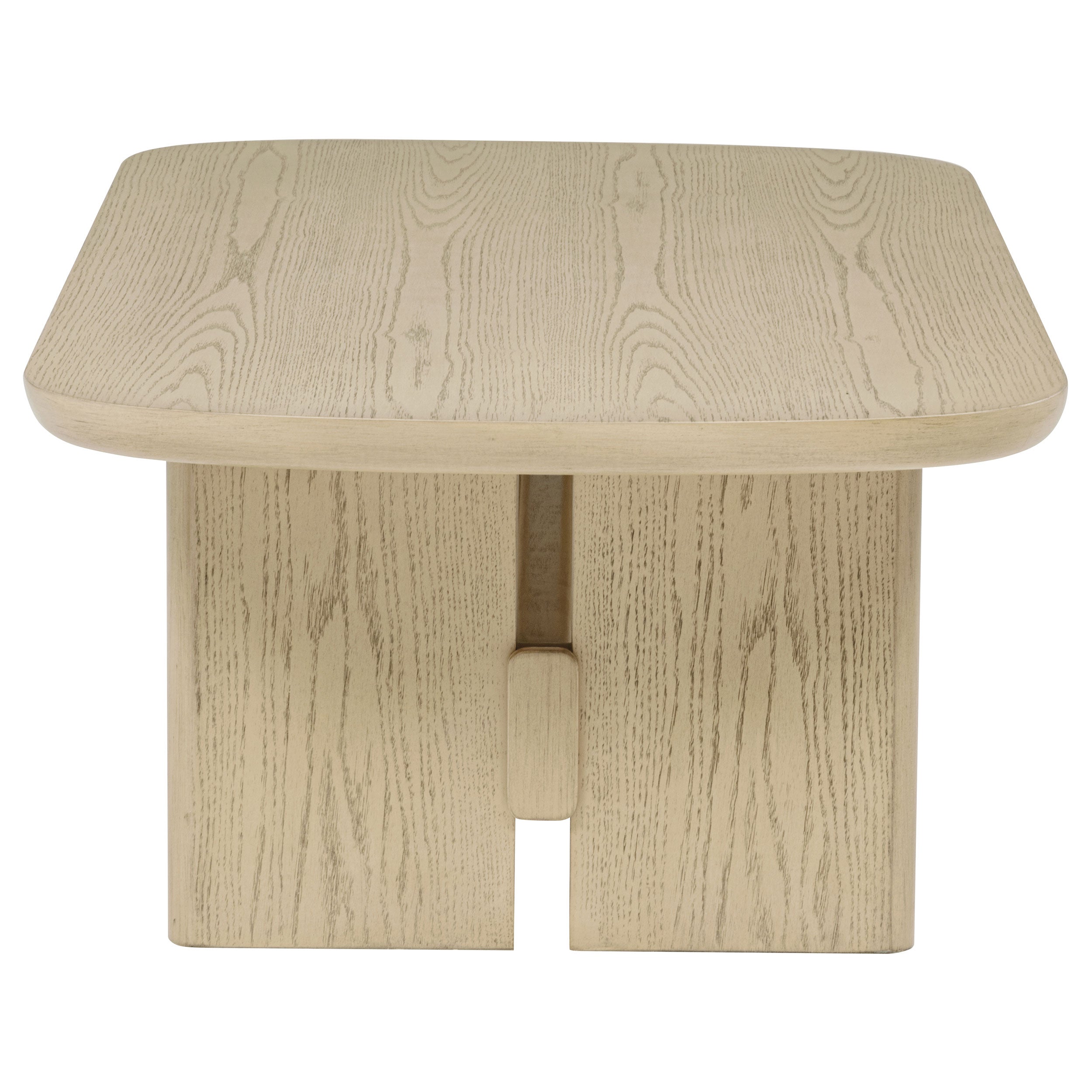 Kailani Coastal Rectangular Cocktail Coffee Table Beige Oak-