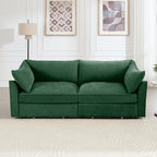 2 Seater Sofa With Pull Out Storage Drawers