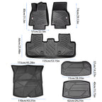 All-Weather TPE Floor Mats for Tesla Model Y 2021-2022