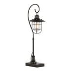 Landen 33" Contemporary Metal Task Lamp in Oil Rubbed Bronze - Set of 2