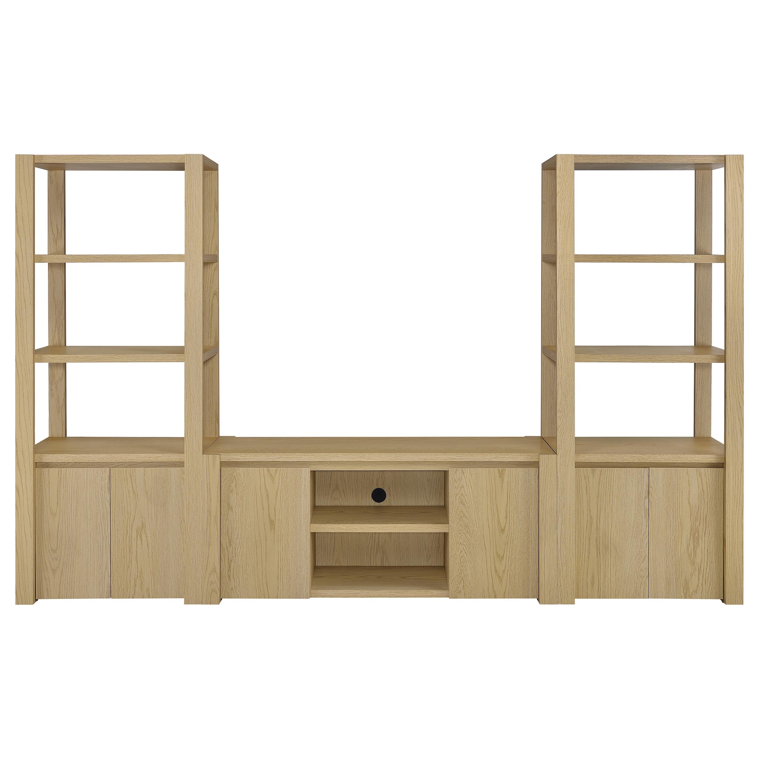 Laurelton 60-inch 2-door TV Stand Media Console Light Oak-
