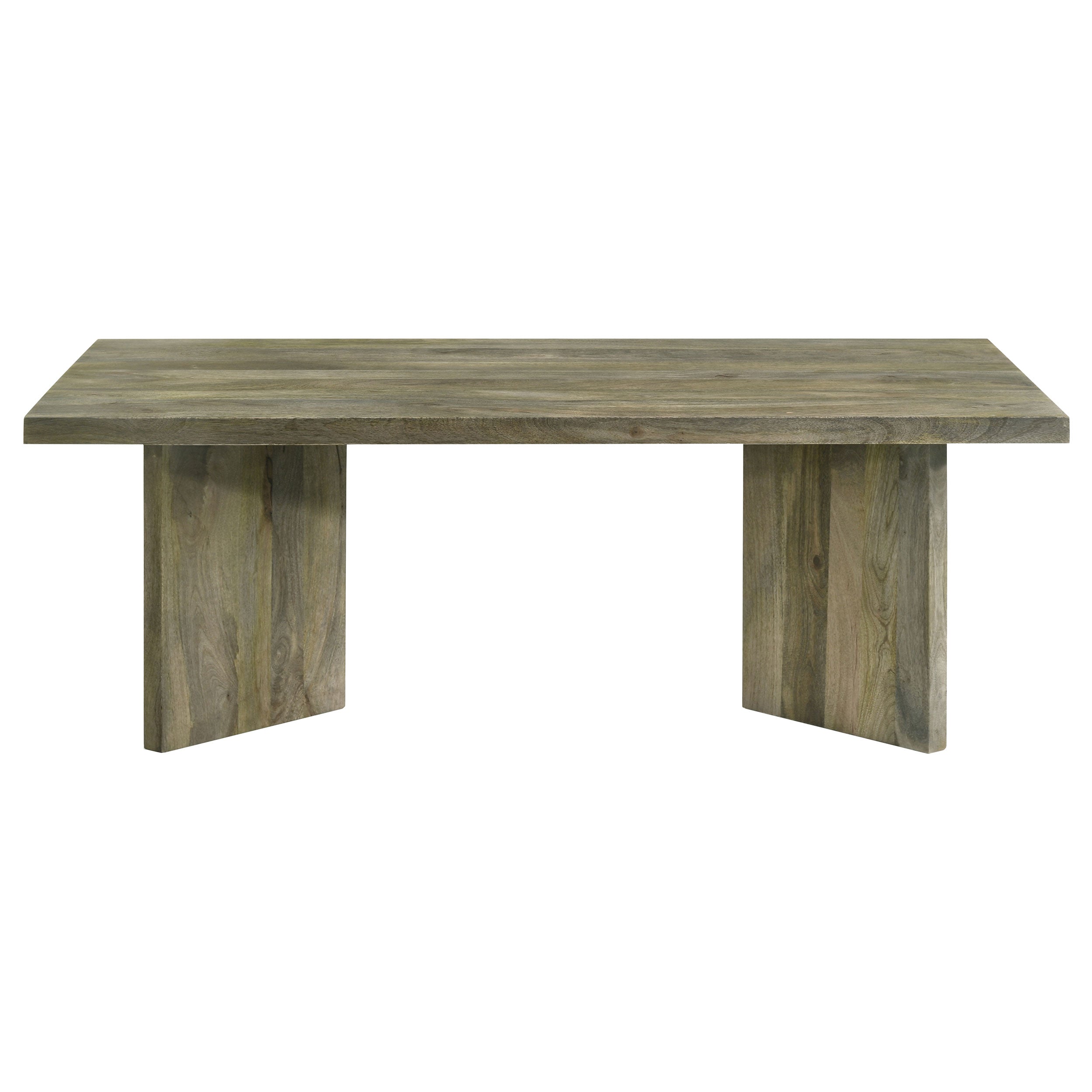Andando Rectangular Solid Wood Coffee Table Mango Brown-