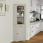 68" Tall Corner Cabinet