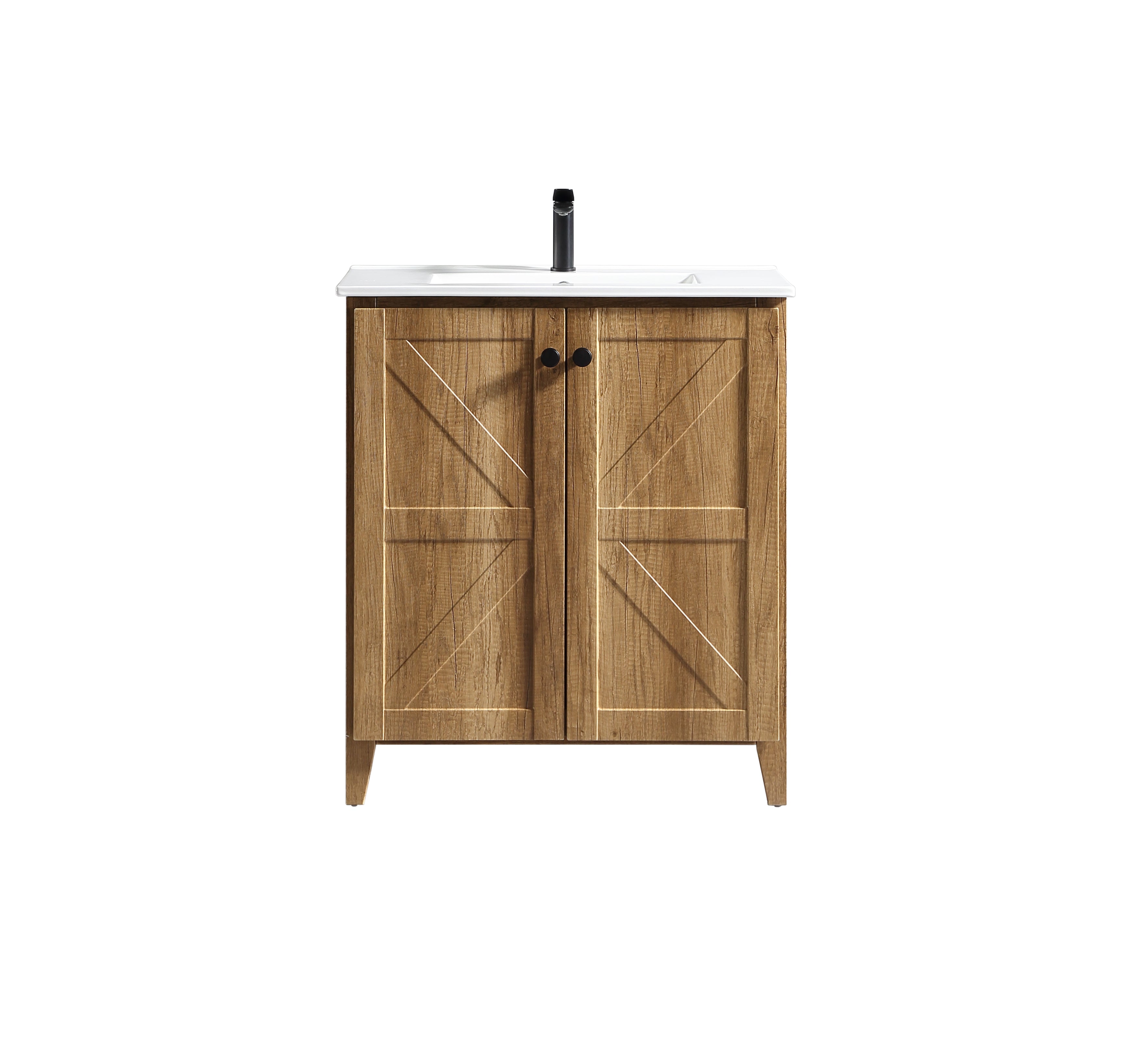 30-Inch Golden Bathroom Vanity